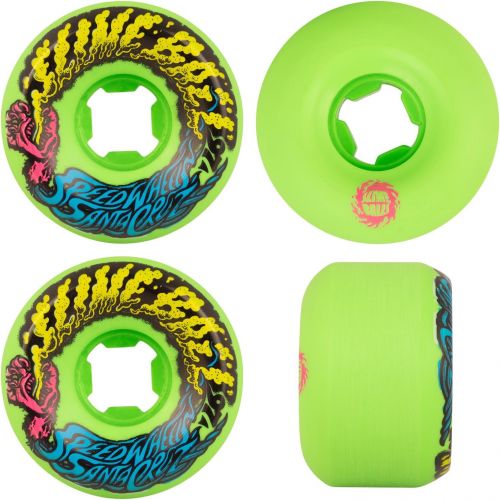 산타크루즈 Santa Cruz Skateboard Wheels with Hybrid Ceramic Bearings 54mm Vomit Mini