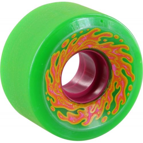 산타크루즈 Santa Cruz Skateboards Slime Balls Mini OG Slime Green/Pink Skateboard Wheels - 54.5mm 78a (Set of 4)