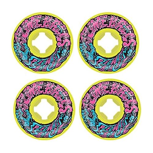 산타크루즈 Santa Cruz Skateboards Slime Balls Skateboard Wheels 54mm Vomit Mini 97A Yellow Bones Reds Bearings