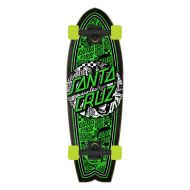 Santa Cruz Skateboards Flier Dot Shark Cruzer, 8.8in x 27.7