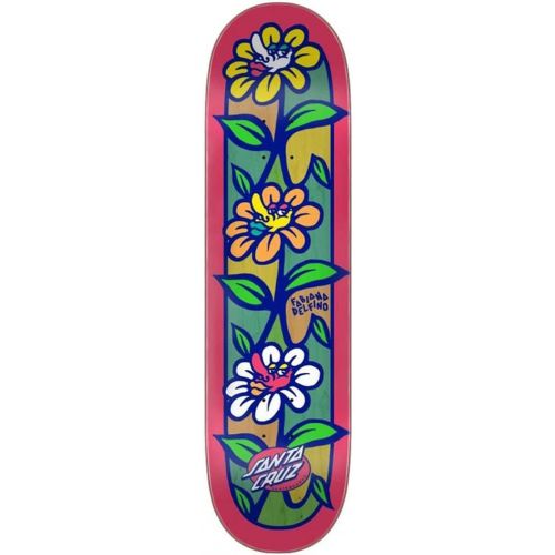 산타크루즈 Santa Cruz Skateboard Deck Delfino Flower Crew VX 8.25 x 31.6