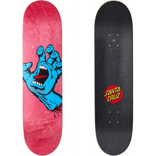 산타크루즈 Santa Cruz Screaming Hand Kids Skateboard Deck 7.80 inch Pink