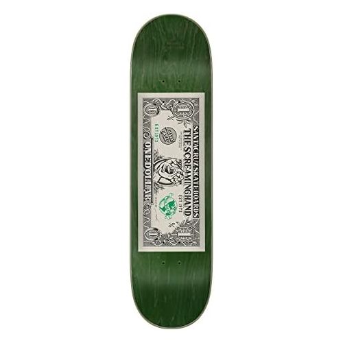 산타크루즈 Santa Cruz Skateboard Deck Dollar Hand 8.25 x 31.8