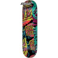 Santa Cruz No Pattern Dot Everslick Skateboard Deck,Multicolored,8.0 L x 31.6 W