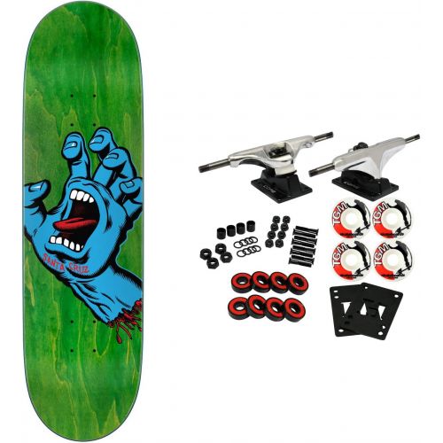 산타크루즈 Santa Cruz Skateboards Santa Cruz Skateboard Complete Screaming Hand Green 8.8 x 31.95