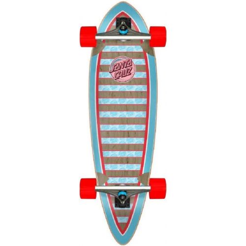 산타크루즈 Santa Cruz Skateboards Decoder Wave Pintail Longboard Cruzer, 9.2 x 33