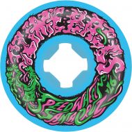 Santa Cruz Skateboards Slime Balls Vomit Mini II Blue/Pink/Green Skateboard Wheels - 53mm 97a (Set of 4)