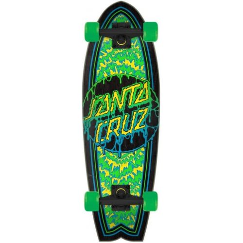 산타크루즈 Santa Cruz Skateboard Cruiser Toxic Dot Cruzer Shark 8.8 x 27.7