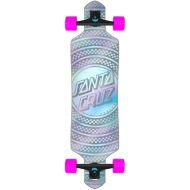 Santa Cruz Skateboards Prismatic Dot Drop Thru Longboard Cruzer, 9 x 36