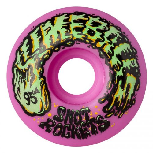 산타크루즈 Santa Cruz Skateboards Slime Balls Skateboard Wheels 54mm Snot Rockets 95A Pastel Pink