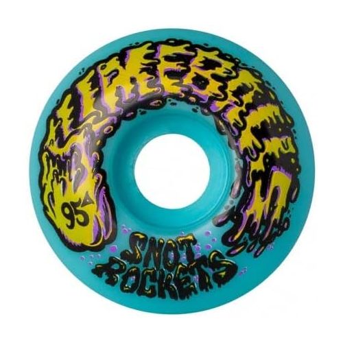 산타크루즈 Santa Cruz Skateboards Slime Balls Skateboard Wheels 53mm Snot Rockets 95A Pastel Blue