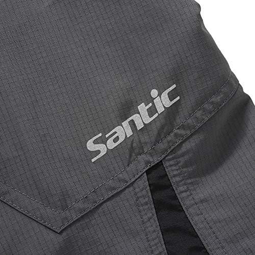  Santic Mens Mountain Bike Shorts Bicycle Cycling MTB Shorts Loose-Fit Padded