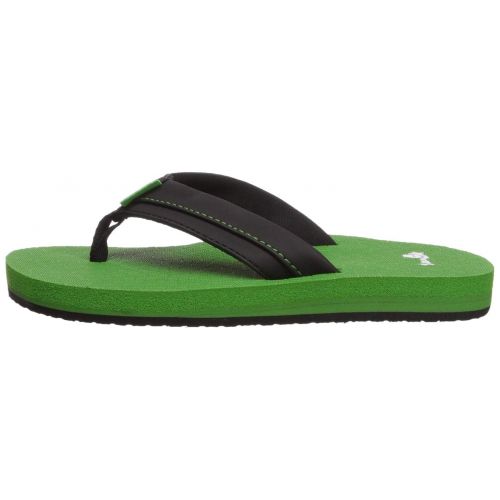  Sanuk Kids Boys Root beer Cozy Light Flip-Flop