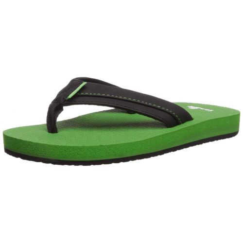  Sanuk Kids Boys Root beer Cozy Light Flip-Flop