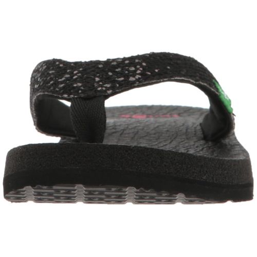  Sanuk Kids Girls Yoga Glitter Flip Flop