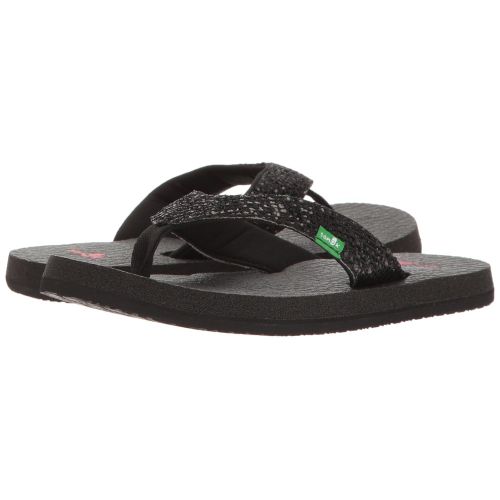  Sanuk Kids Girls Yoga Glitter Flip Flop