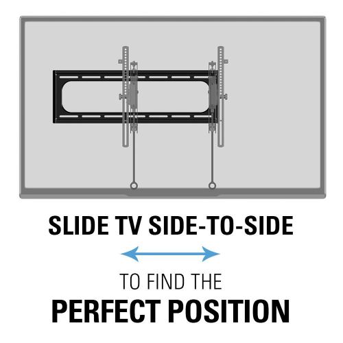  Sanus Advanced Tilt Premium Universal TV Wall Mount for 46” to 90” Flat-Panel TVs - Low Profile, Smooth Extension & Easy to Install - Model VLT6-B1