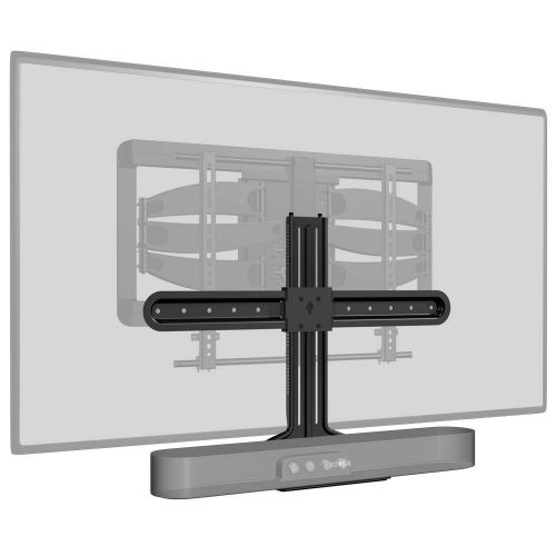  Sanus Soundbar Mount Compatible with Sonos Beam - Height Adjustable Up to 12 & Designed to Work with Any TV - Custom Fit to The Beam for Optimal Audio Performance