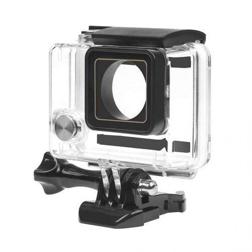  Sanzhileg Wasserdichte Unterwasser Tauchen Schutzhuelle Gehause Case Kit fuer GoPro Hero 3 3 + 4 Zubehoer Shell Schutzhuelle - Transparent