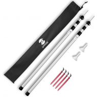 SaphiRose Adjustable Tarp Poles Set of 2 for Tents,Camping,Shelters,Hiking,Awnings
