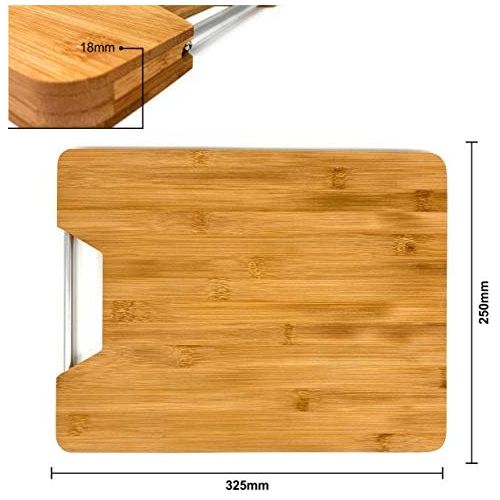  [아마존베스트]SaphirDesign Personalised Bamboo Wood Chopping Board Engraved Kitchen Board Great Gift Idea