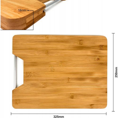  [아마존베스트]SaphirDesign Personalised Bamboo Wood Chopping Board Engraved Kitchen Board Great Gift Idea