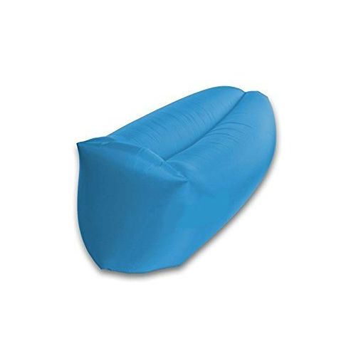  Sapiros inflatable couch Lounger Comfortable And Strong Lazy Couch Air Bed Blue Portable Sofa Durable Travel |Hang Out Bag|Perfect for Beach, Camping, Sleeping|No Pump Needed. Just Add Sum