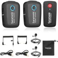 Saramonic Blink500 2.4GHz Wireless Microphone System, Dual-Channel, 164ft Range, Compatible with DSLR, Mirrorless, Video Cameras, Mobile Devices