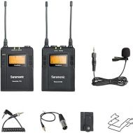 Saramonic 96 Channels UHF Wireless Lavalier Microphone System, Uwmic9 Omnidirectional Clip on Mic for DSLR Cameras Nikon,Canon,Camcorder, for Filmmaking Video Recording,ENG,TV,Vlogging