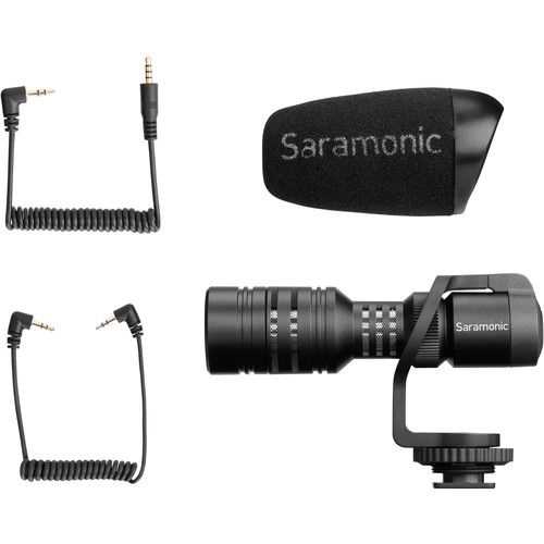  Saramonic Vmic Mini Ultracompact Camera-Mount Shotgun Microphone