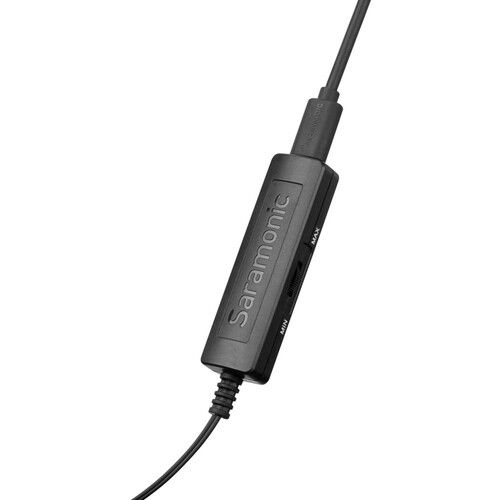  Saramonic LavMicro+DC2M Dual Omnidirectional Lavalier Microphone with Monitoring for iOS, Android & Computer