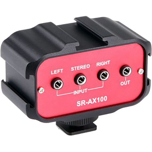  Saramonic SR-AX100 Passive 2-Channel Audio Adapter for DSLR Cameras