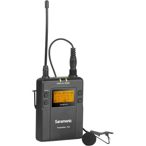  Saramonic UwMic9 2-Person Camera-Mount Wireless Omni Lavalier Microphone System Kit (514 to 596 MHz)