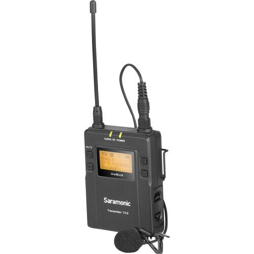  Saramonic TX9 96-Channel Digital UHF Wireless Bodypack Transmitter with Lavalier Mic (514 to 596 MHz)