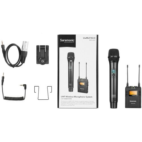  Saramonic UwMic9 Camera-Mount Wireless Cardioid Handheld Microphone System (514 to 596 MHz)