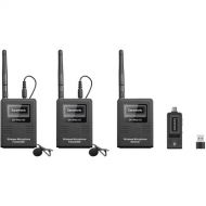 Saramonic SR-WM2100 X 2-Person Wireless Omni Lavalier Microphone System for Cameras and USB Mobile Devices (2.4 GHz)