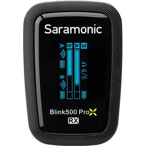  Saramonic Blink 500 ProX B2R 2-Person Digital Camera-Mount Wireless Omni Lavalier Microphone System (Black, 2.4 GHz)