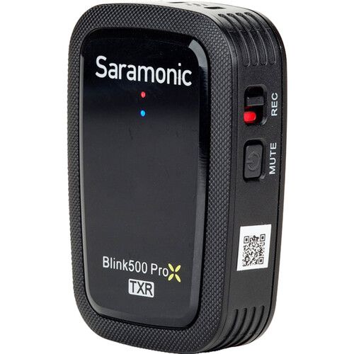  Saramonic Blink 500 ProX B2R 2-Person Digital Camera-Mount Wireless Omni Lavalier Microphone System (Black, 2.4 GHz)