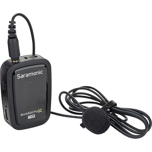  Saramonic Blink 500 ProX B2R 2-Person Digital Camera-Mount Wireless Omni Lavalier Microphone System (Black, 2.4 GHz)