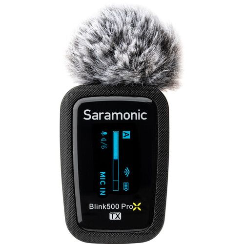  Saramonic Blink 500 ProX TX Transmitter with Built-In Mic and Lavalier Mic (2.4 GHz)