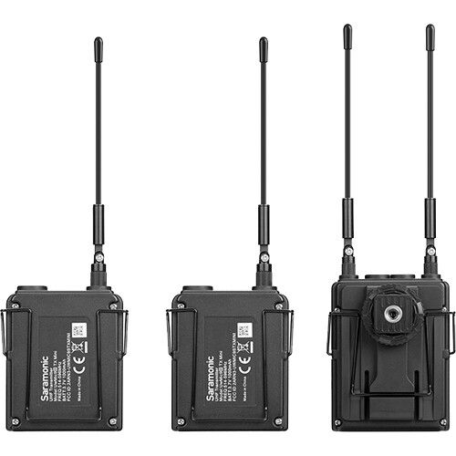  Saramonic UwMic9S Mini KIT2 Compact 2-Person Camera-Mount Wireless Omni Lavalier Microphone System (514 to 596 MHz)