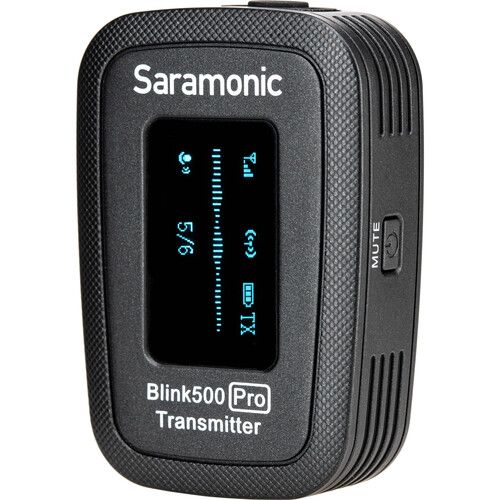  Saramonic Blink 500 Pro TX Transmitter with Built-In Mic and Lavalier Mic (2.4 GHz)