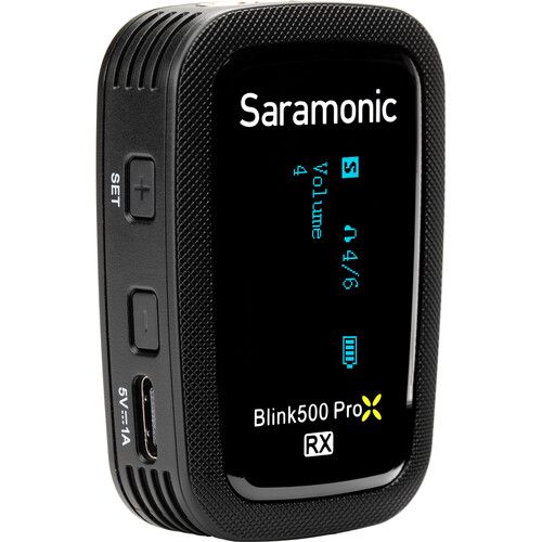  Saramonic Blink 500 ProX RX Dual-Channel Camera-Mount Digital Wireless Receiver (2.4 GHz)