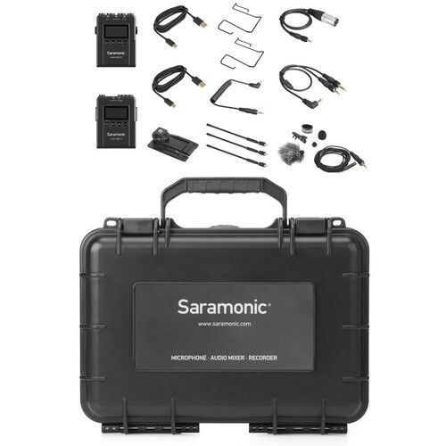  Saramonic UWMIC9S KIT1 Camera-Mount Wireless Omni Lavalier Microphone System (514 to 596 MHz)