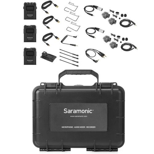  Saramonic UWMIC9S KIT2 2-Person Camera-Mount Wireless Omni Lavalier Microphone System (514 to 596 MHz)