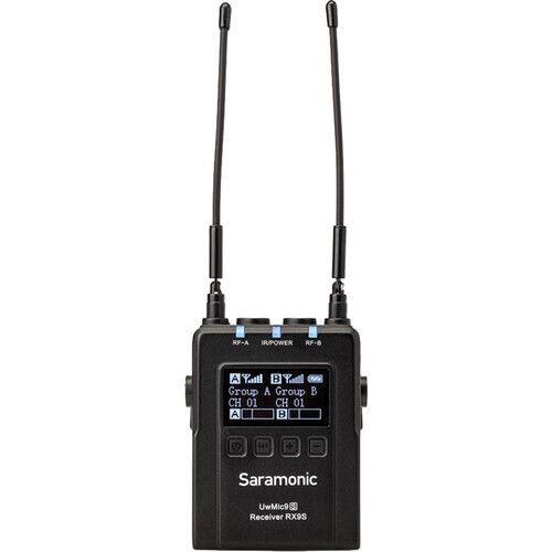  Saramonic UWMIC9S KIT2 2-Person Camera-Mount Wireless Omni Lavalier Microphone System (514 to 596 MHz)