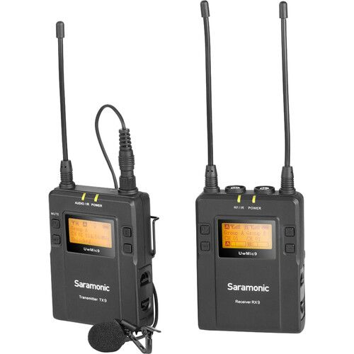  Saramonic UwMic9 Camera-Mount Wireless Omni Lavalier Microphone System (514 to 596 MHz)