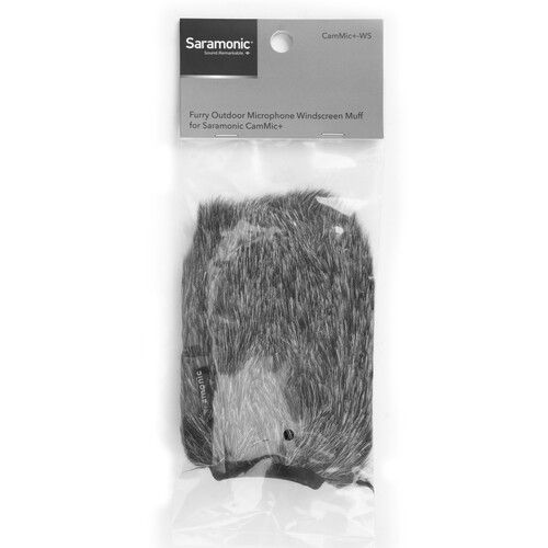  Saramonic CamMic+WS Slide-On Furry Windscreen for CamMic+ Microphone