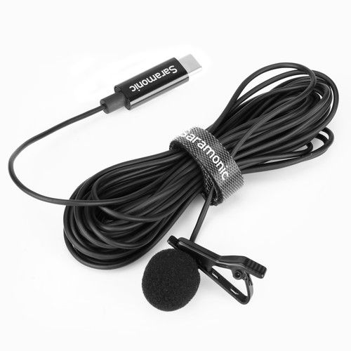  Saramonic LavMicro U3B Omnidirectional Lavalier Microphone with USB Type-C Connector for Android Devices (19.6' Cable)