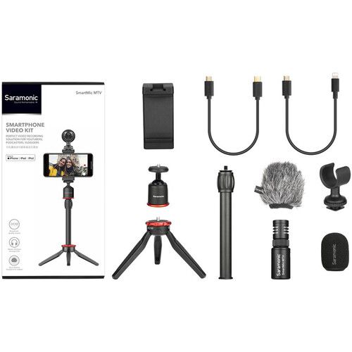  Saramonic SmartMic MTV Smartphone Vlogging Bundle